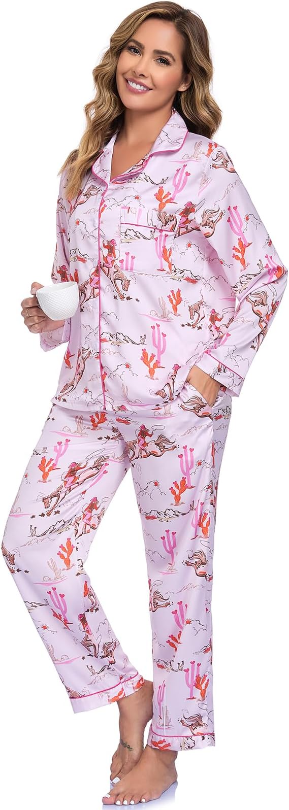 Button-down pyjama set