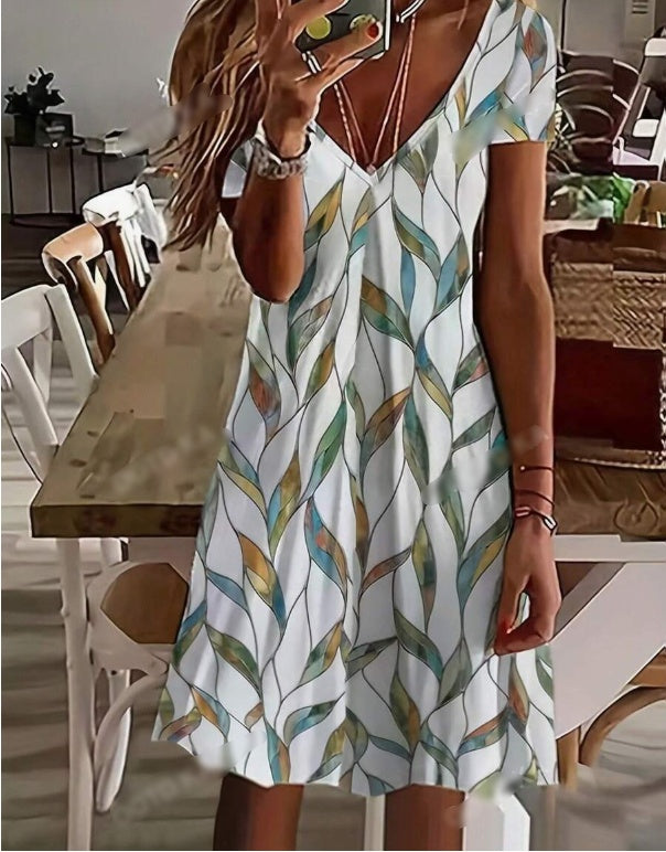 Printed summer dress